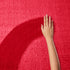 Waschbarer Teppich mit Anti-Rutsch | Flauschiger Flachflor für Badezimmer, Kinderzimmer oder Flur Läufer | Rot